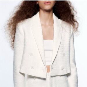 Not for sale Texture cropped Blazer size S